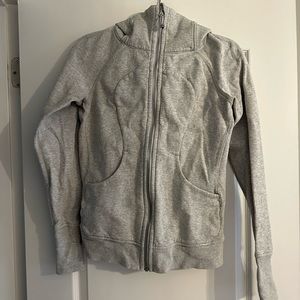 Lululemon grey zip up sweatshirt
